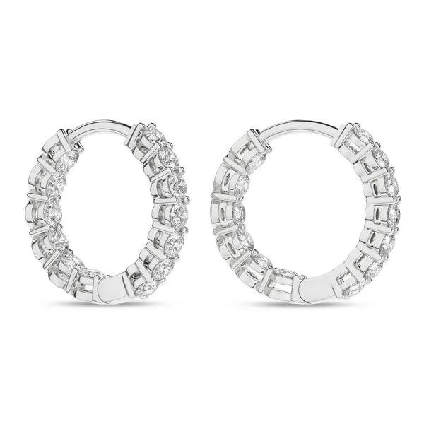 Inside Out Lab Grown Diamond Hoop Earrings – 1.00ct...