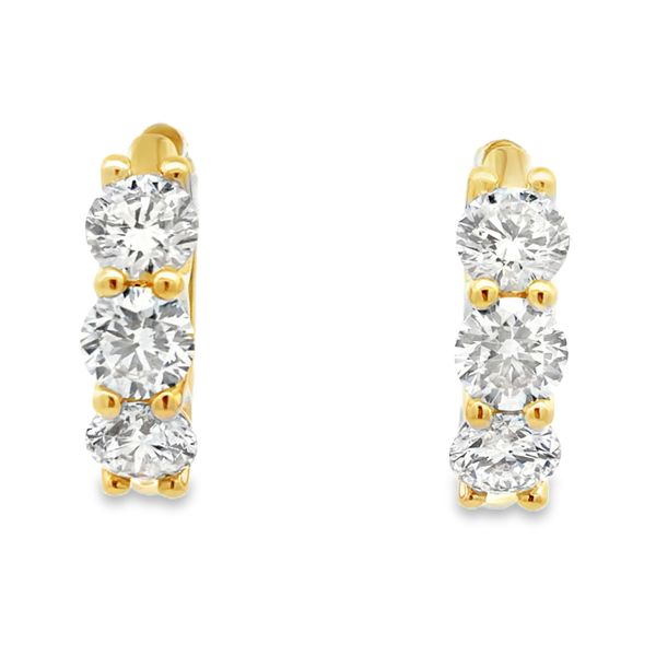 Lab Grown Diamond Earrings Image 2 Miner's Den Jewelers Royal Oak, MI