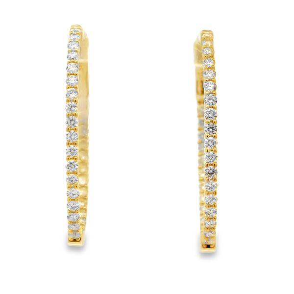 Lab Grown Diamond Earrings Image 2 Miner's Den Jewelers Royal Oak, MI