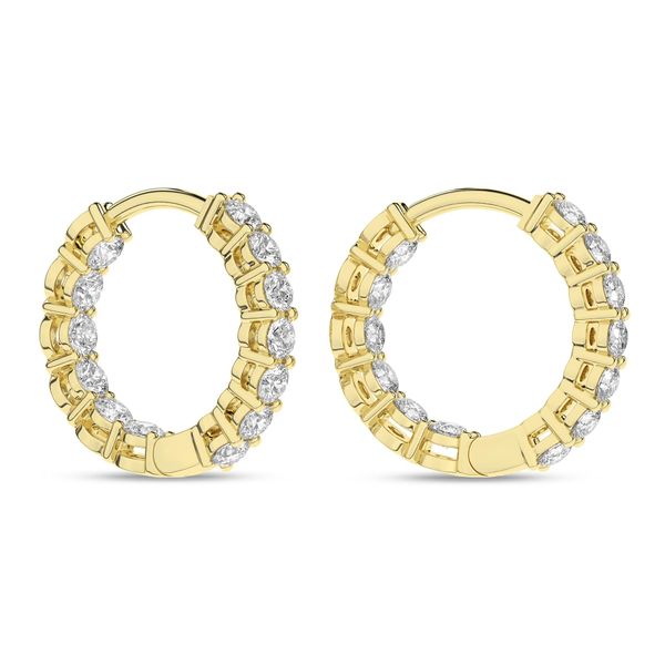 Lab Grown Diamond Earrings Image 2 Miner's Den Jewelers Royal Oak, MI