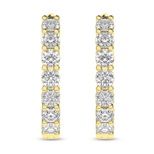 Lab Grown Diamond Earrings Image 3 Miner's Den Jewelers Royal Oak, MI