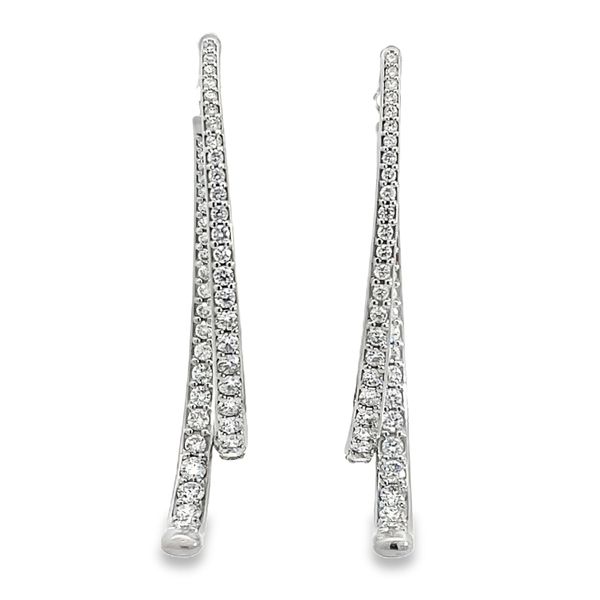 Lab Grown Diamond Earrings Image 2 Miner's Den Jewelers Royal Oak, MI