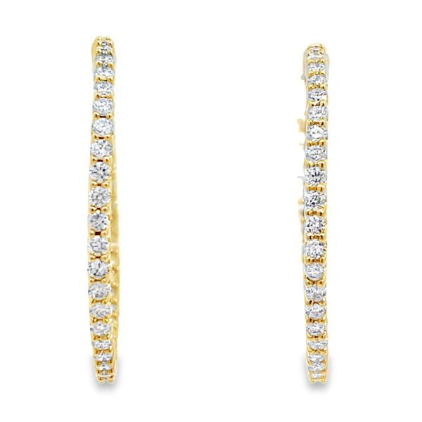 Lab Grown Diamond Earrings Image 2 Miner's Den Jewelers Royal Oak, MI