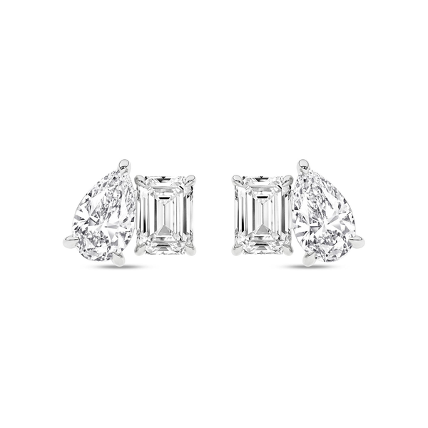 Lab Grown Diamond Earrings Image 2 Miner's Den Jewelers Royal Oak, MI