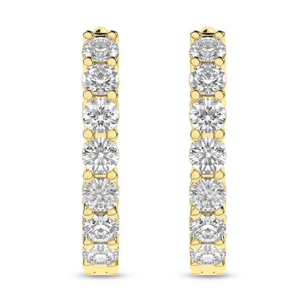 Lab Grown Diamond Earrings Image 3 Miner's Den Jewelers Royal Oak, MI