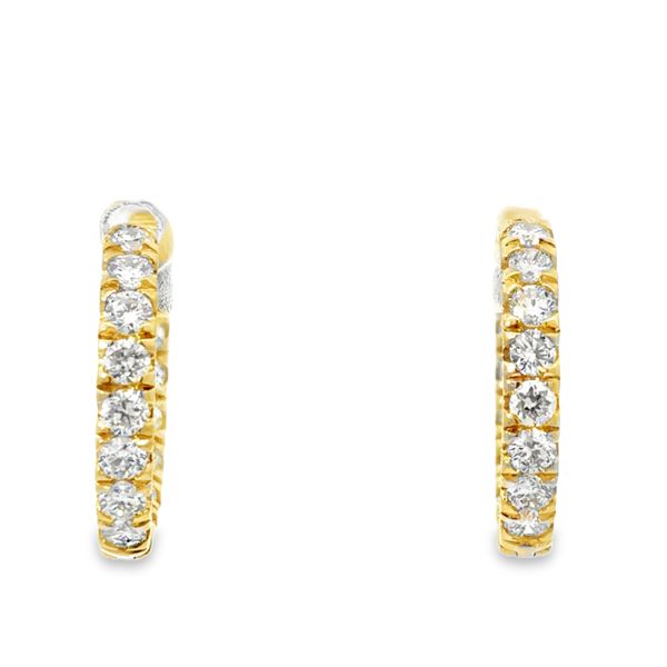 Lab Grown Diamond Earrings Image 2 Miner's Den Jewelers Royal Oak, MI
