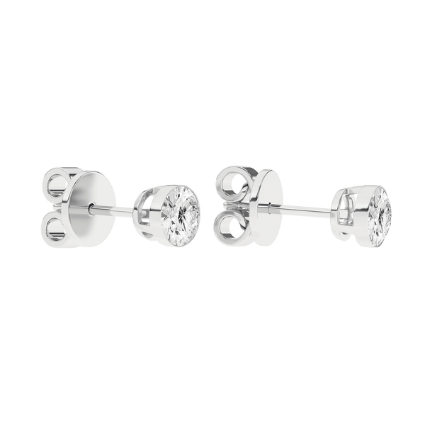 Lab Grown Diamond Earrings Image 2 Miner's Den Jewelers Royal Oak, MI