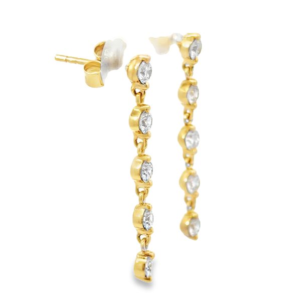 Lab Grown Diamond Earrings Image 2 Miner's Den Jewelers Royal Oak, MI