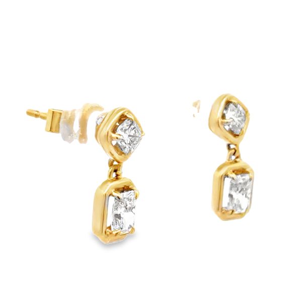 Lab Grown Diamond Earrings Image 2 Miner's Den Jewelers Royal Oak, MI