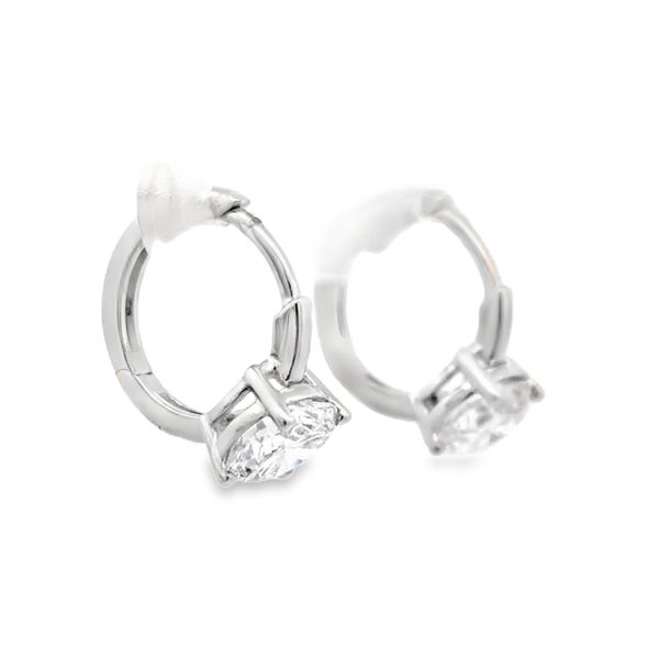 Lab Grown Diamond Earrings Image 2 Miner's Den Jewelers Royal Oak, MI
