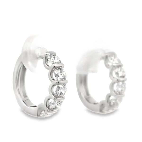 Lab Grown Diamond Earrings Image 2 Miner's Den Jewelers Royal Oak, MI