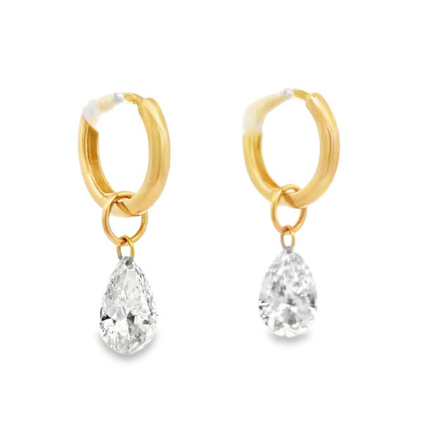 Lab Grown Diamond Earrings Image 2 Miner's Den Jewelers Royal Oak, MI