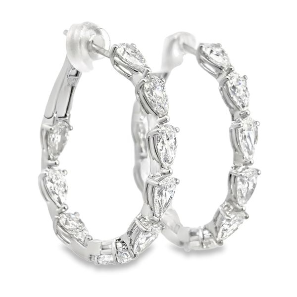 Lab Grown Diamond Earrings Image 2 Miner's Den Jewelers Royal Oak, MI