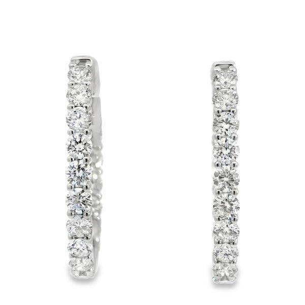 Lab Grown Diamond Earrings Image 2 Miner's Den Jewelers Royal Oak, MI