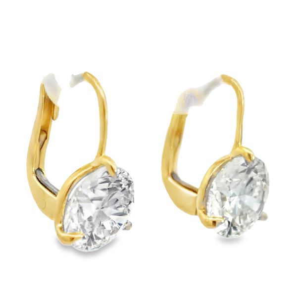 Lab Grown Diamond Earrings Image 2 Miner's Den Jewelers Royal Oak, MI