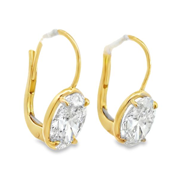 Lab Grown Diamond Earrings Image 2 Miner's Den Jewelers Royal Oak, MI