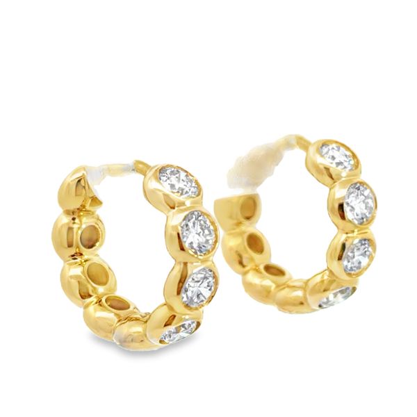 Lab Grown Diamond Earrings Image 2 Miner's Den Jewelers Royal Oak, MI
