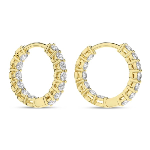 Lab Grown Diamond Earrings Image 2 Miner's Den Jewelers Royal Oak, MI