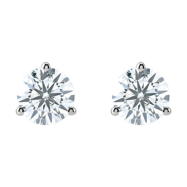 2.00ctw Lab Grown Diamond Stud Earrings Miner's Den Jewelers Royal Oak, MI