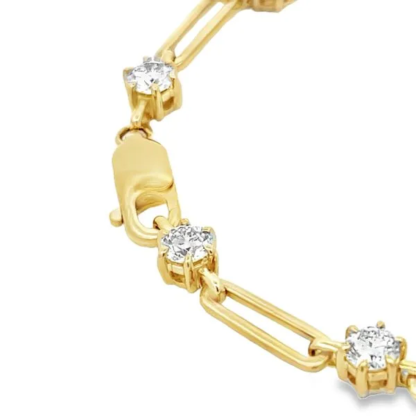 Open Link Lab Grown Diamond Bracelet – 3.00ctw