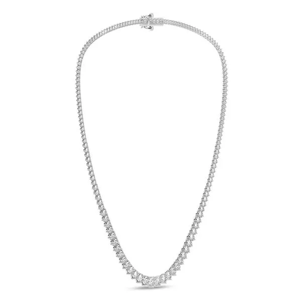 Graduated Lab Grown Diamond Riviera Necklace – 10.0...