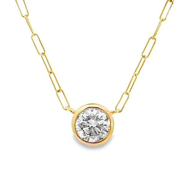 Solitaire Lab Grown Diamond Necklace