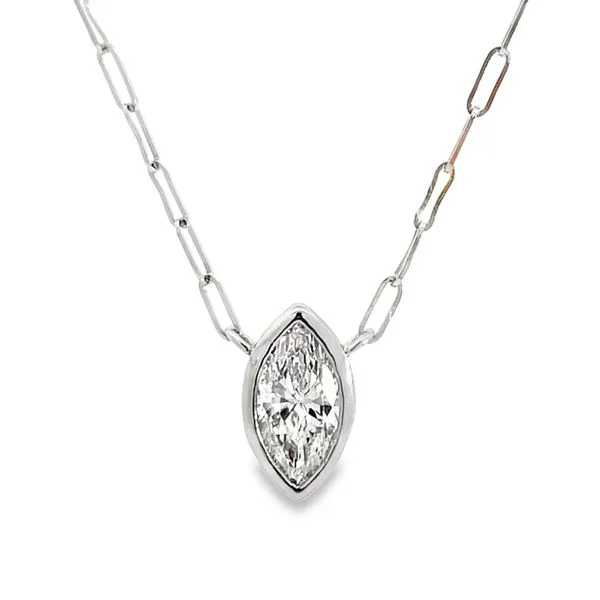Solitaire Lab Grown Diamond Necklace
