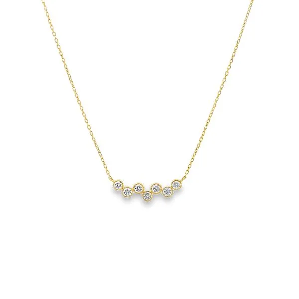 Lab Grown Diamond Necklace Image 2 Miner's Den Jewelers Royal Oak, MI