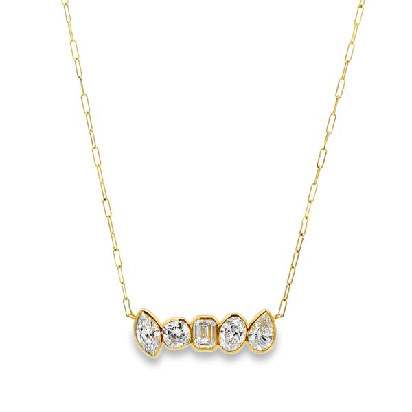 Station Lab Grown Diamond Necklace Image 2 Miner's Den Jewelers Royal Oak, MI
