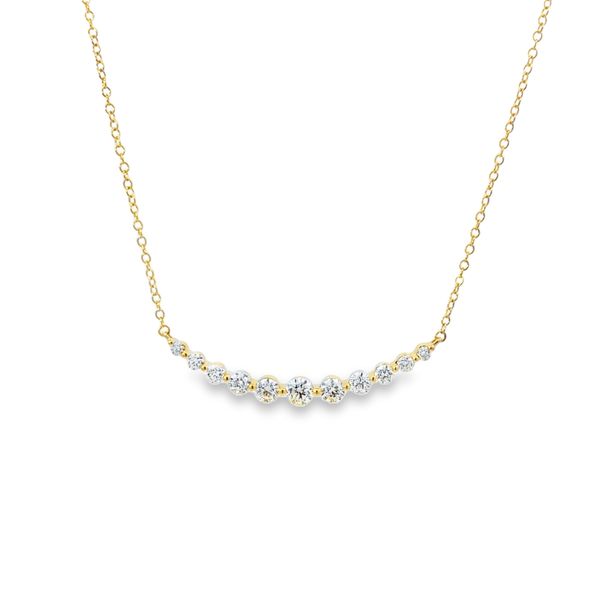 Lab Grown Diamond Necklace Image 2 Miner's Den Jewelers Royal Oak, MI