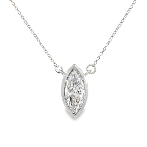 Solitaire Lab Grown Diamond Necklace Miner's Den Jewelers Royal Oak, MI