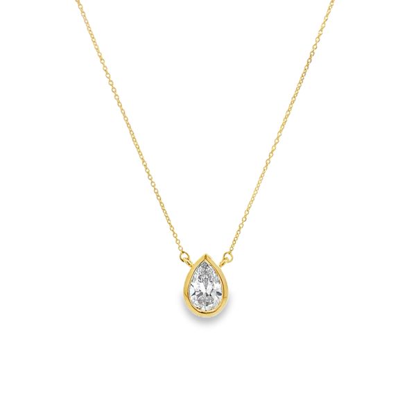 Lab Grown Diamond Necklace Image 2 Miner's Den Jewelers Royal Oak, MI
