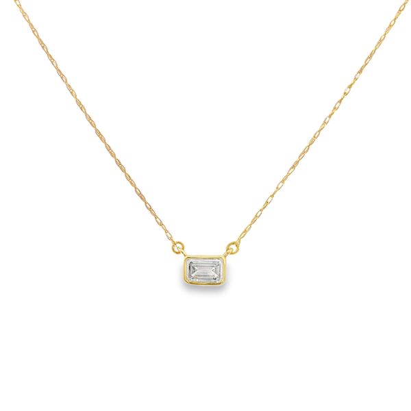 Lab Grown Diamond Necklace Image 2 Miner's Den Jewelers Royal Oak, MI