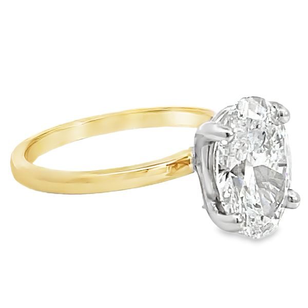 Complete Lab Grown Diamond Engagement Ring Image 2 Miner's Den Jewelers Royal Oak, MI