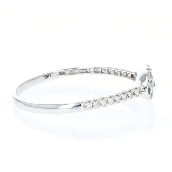 Marquise Emerald & Diamond Halo Ring