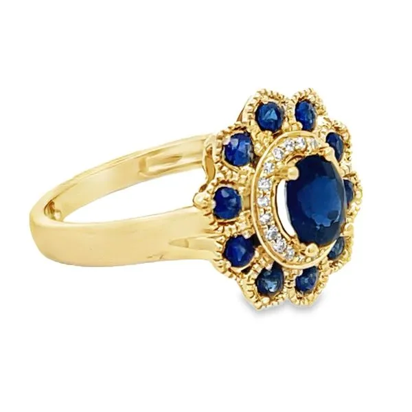 Sapphire & Diamond Ring Miner's Den Jewelers Royal Oak, MI