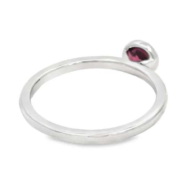 Rhodolite Garnet Bezel Ring Image 2 Miner's Den Jewelers Royal Oak, MI