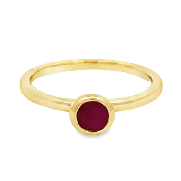 Ruby Bezel Ring Miner's Den Jewelers Royal Oak, MI