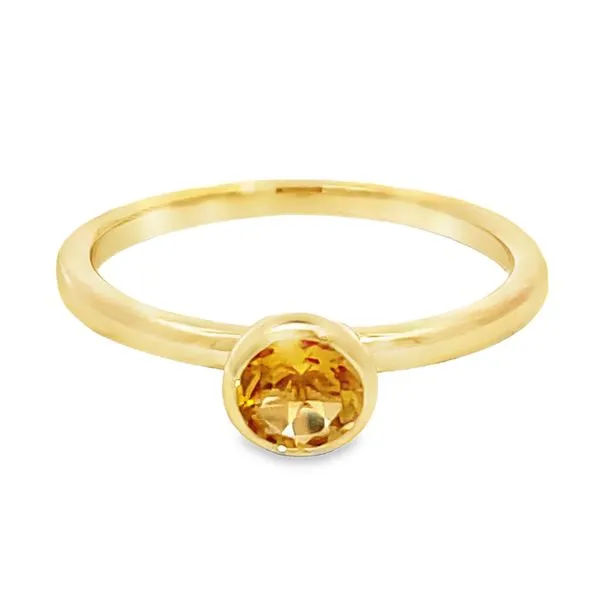 Citrine Bezel Ring Miner's Den Jewelers Royal Oak, MI