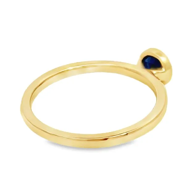 Sapphire Bezel Ring Image 2 Miner's Den Jewelers Royal Oak, MI