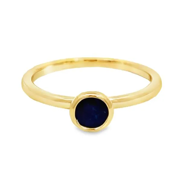 Sapphire Bezel Ring Miner's Den Jewelers Royal Oak, MI