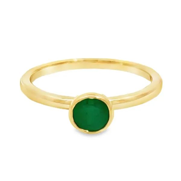 Emerald Bezel Ring