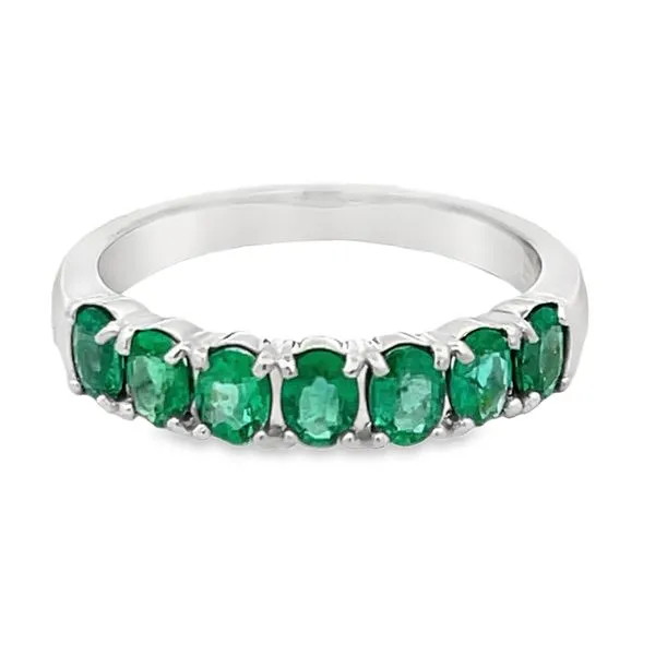 7-Stone Oval Emerald Band Miner's Den Jewelers Royal Oak, MI