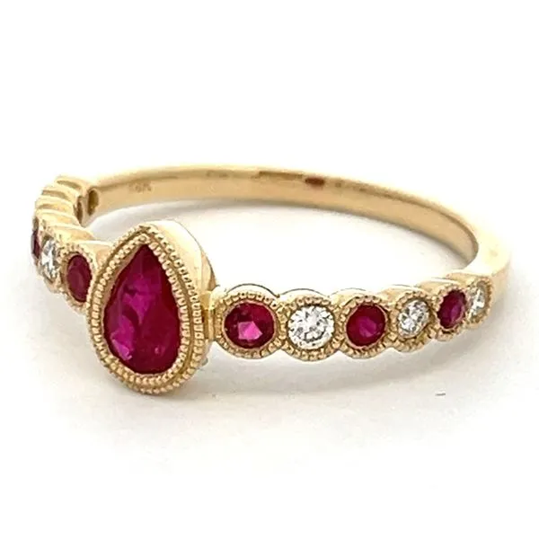 Colored Gemstone Ring Image 2 Miner's Den Jewelers Royal Oak, MI