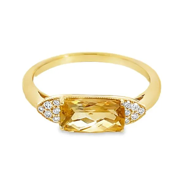 Citrine & Diamond Ring Miner's Den Jewelers Royal Oak, MI