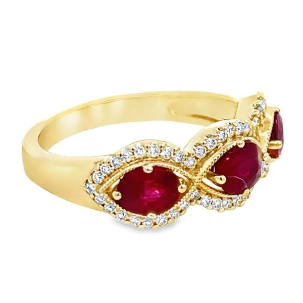 Ruby & Diamond Ring Image 2 Miner's Den Jewelers Royal Oak, MI