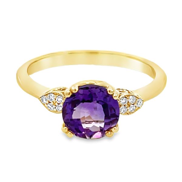 Amethyst & Diamond Ring Miner's Den Jewelers Royal Oak, MI