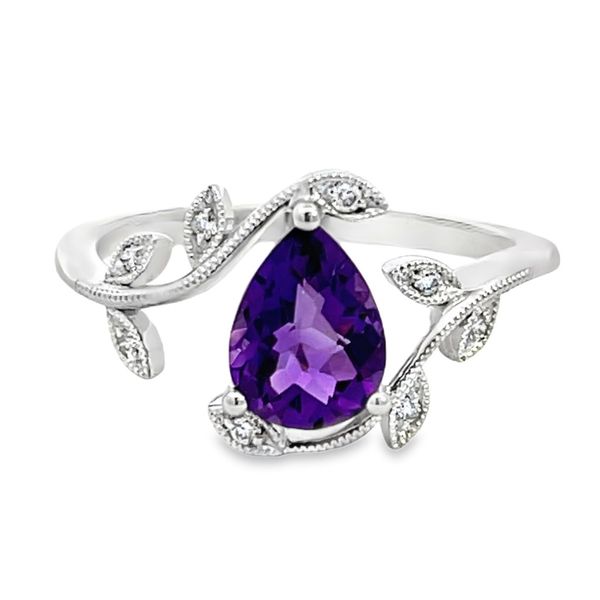 Amethyst & Diamond Ring Miner's Den Jewelers Royal Oak, MI