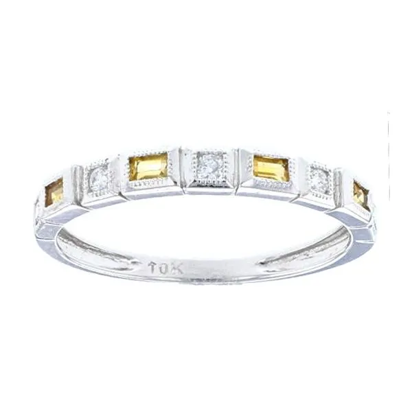 White 10 Karat Stackable Ring similar item image