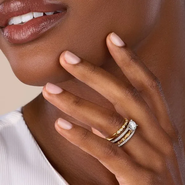 Vintage Inspired Diamond Band